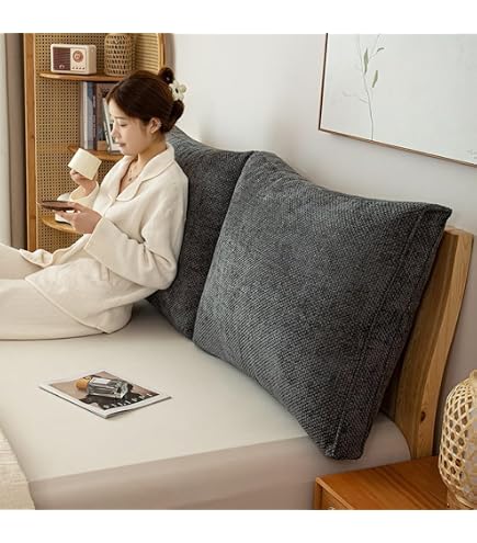 Amazon｜背もたれ クッション ベッド 背もたれクッション 60*12*45cm